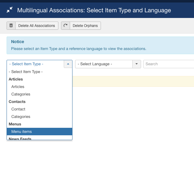 joomla 37 a 1 Multilingual Associations