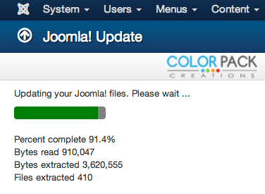 joomla32 update install