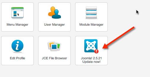 การอัพเดต Joomla! 2.5.21