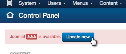 joomla 3.3.3 อัพเดต